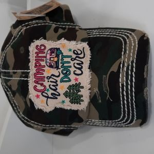 Camping Hair Baseball Hat Cap Headwear KBETHO Vintage Look Camoflage Camo